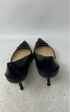 Load image into Gallery viewer, Etienne Aigner Womens Black Leather Slip-On Pointed Toe D'Orsay Heels Size 10
