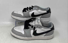 Load image into Gallery viewer, Nike Kids Air Jordan 1 Retro Low OG White Gray Lace-Up Sneaker Shoes Size 5Y
