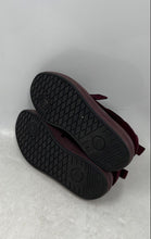 Load image into Gallery viewer, Zara Womens Burgundy Velvet Lace-Up Low Top Sneaker Shoes Size EUR 36
