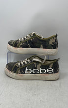 Load image into Gallery viewer, Bebe Womens Destini Green Camouflage Round Toe Lace-Up Sneakers Shoes Size 9.5
