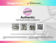 Load image into Gallery viewer, Authentic Tory Burch Womens White Lace-Up Sneaker Shoes Size 5M Damaged

