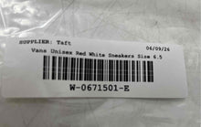 Load image into Gallery viewer, Vans Unisex Sk8-Hi 721356 Red White Lace-Up Sneaker Shoes Size M 5 W 6.5
