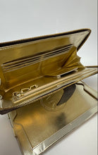 Load image into Gallery viewer, Michael Kors Womens Brown Signature Print Card Holder Zipper Tablet Cover
