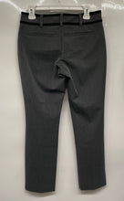 Load image into Gallery viewer, 7th Avenue Design Studio Womens Gray Flat Front Straight Leg Dress Pants Size 6P
