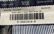 Load image into Gallery viewer, Boggi Mens Gray Lana Wool Pockets Flat Front Straight Dress Pants Size 46
