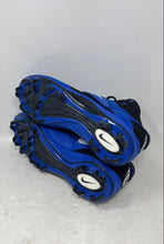 Load image into Gallery viewer, Nike Mens CJ81 Strike 596568-014 Blue Black Lace-Up Football Cleats Size 11.5
