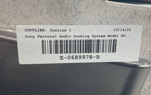 Load image into Gallery viewer, Sony Model RDP-X200iP Black Bluetooth Personal Audio Docking System Untested
