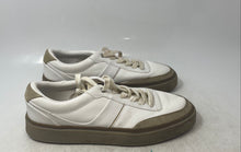 Load image into Gallery viewer, Zara Mens White Brown Leather Lace-Up Low Top Sneaker Shoes Size EUR 42
