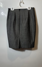 Load image into Gallery viewer, Express Womens Gray Back Zip Knee-Length Straight &amp; Pencil Skirt Size 0
