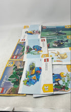 Load image into Gallery viewer, Lego Creator Manuals Multicolor Instruction Manuals Books Lot Of 9 Pcs
