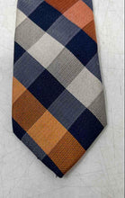 Load image into Gallery viewer, Penguin Mens Multicolor Buffalo Plaid Keeper Loop Adjustable Pointed Tie
