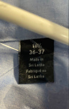 Load image into Gallery viewer, Nordstrom Mens Blue Cotton Non-Iron Trim Fit Dress Shirt Size 16.5 36/37
