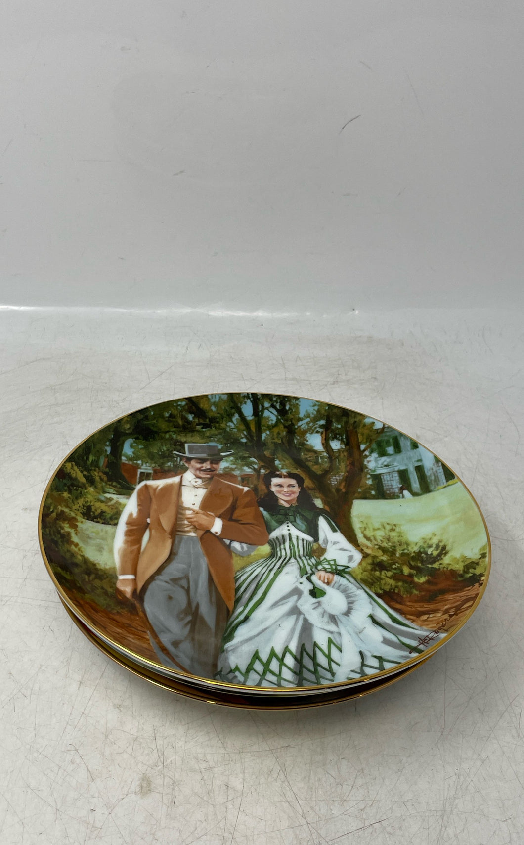 Vintage Set Of 4 Pcs Norman Rockwell For Decoration Round Collector Plate
