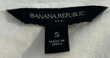 Load image into Gallery viewer, Banana Republic Womens White Cotton Short Sleeve Pullover Blouse Top Size S
