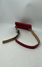 Load image into Gallery viewer, Kate Spade New York Womens Red Leather Card Holder Adjustable Strap Belt Bag
