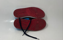 Load image into Gallery viewer, Nike Womens Air Jordan 1 CZ0775-046 Black Blue Lace-Up Sneakers Shoes Size 8
