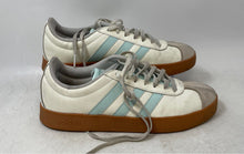 Load image into Gallery viewer, Adidas Womens VL Court Base JI1767 Beige Sky Blue Gray Sneaker Shoes Size 8
