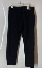 Load image into Gallery viewer, 19v69 Mens Black Dark Wash Pockets Denim Skinny Leg Jeans Size 38x32
