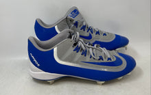 Load image into Gallery viewer, Nike Mens Huarache 2KFilth Pro Low 807126 Blue White Gray Baseball Cleats Sz 15
