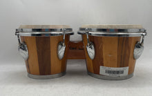 Load image into Gallery viewer, Cort By Royce Brown Natural Wood Beginner Percussion Instrument Bongo Drum Set
