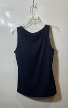 Load image into Gallery viewer, Talbots Womens Blue Cotton Sleeveless Round Neck Pullover Tank Top Size MP

