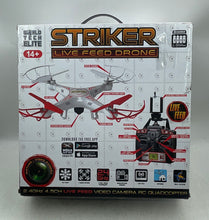 Load image into Gallery viewer, World Tech Elite Toys Striker Live Feed Camera Drone Ages 14+ Untested
