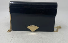 Load image into Gallery viewer, Michael Kors Womens Barbara Black Crossbody Chain Strap Envelope Clutch Bag
