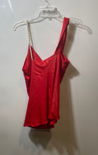 Load image into Gallery viewer, Zara Womens Red Sleeveless Collarless Pullover Camisole Blouse Top Size Medium
