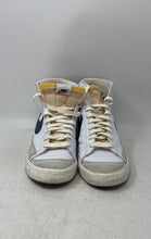 Load image into Gallery viewer, Nike Mens Blazer Mid 77 FN6877-100 White Navy Blue Sneakers Shoes Size 11

