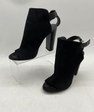 Load image into Gallery viewer, Vince Womens Addison Black Open Toe Block Ankle Booties Size 9M
