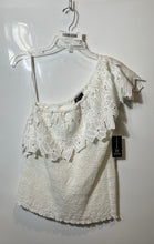 Load image into Gallery viewer, INC International Concepts Womens White One Shoulder Blouse Top Size M With Tag
