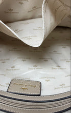 Load image into Gallery viewer, Juicy Couture Womens Beige Leather Outer Pocket Shoulder Strap Satchel Bag
