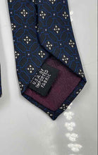 Load image into Gallery viewer, Christian Dior Monsieur Mens Blue Printed Adjustable Designer Tie
