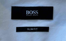 Load image into Gallery viewer, Hugo Boss Mens White Cotton Long Sleeve Collared Slim Fit Dress Shirt Size XL
