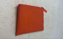 Load image into Gallery viewer, Lacoste Womens Orange Turkish Airlines Zip Top Lined Amenity Travel Pouch Wallet
