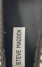 Load image into Gallery viewer, Steve Madden Womens Trifecta Black Silver Rhinestone Loafer Shoes Size 11
