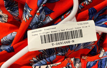 Load image into Gallery viewer, Tommy Hilfiger Womens Red Floral Round Neck Back Zip Mini Dress Size 4
