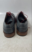 Load image into Gallery viewer, Mercanti Fiorentini Mens Gray Red Leather Wingtip Derby Dress Shoes Size 9.5M
