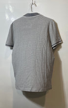 Load image into Gallery viewer, Tommy Hilfiger Mens White Black Striped Short Sleeve Regular Fit Polo Shirt Sz L
