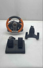 Load image into Gallery viewer, PXN V3 Pro Black Orange 180-Degree Rotation Racing Wheel With Pedals Not Tested

