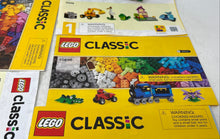 Load image into Gallery viewer, Lot Of 8 Pcs Assorted Lego Classic Large Print Mixed Instruction Manuals Ages 3+
