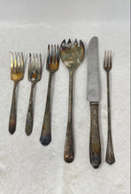 Load image into Gallery viewer, Lot Of Different Brands Silverplate Tone Knife Spoons And Forks Cutlery Flatware
