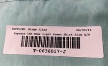 Load image into Gallery viewer, Express 1MX Mens Light Green Long Sleeve Collared Dress Shirt Size S/P 14-14.5

