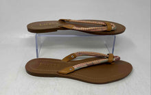 Load image into Gallery viewer, Lauren Ralph Lauren Womens Beige Open Toe Slip-On Flip Flop Sandals Size 9B
