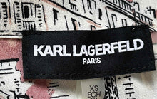 Load image into Gallery viewer, Karl Lagerfeld Paris Womens Multicolor Long Sleeve Collared Button-Up Shirt XS
