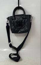 Load image into Gallery viewer, Steve Madden Womens Black Leather Quilted Detachable Strap Crossbody Bag
