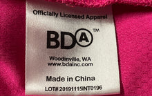 Load image into Gallery viewer, BDA Womens Pink Super Bowl LIV Miami NFL Short Sleeve Polo Shirt Size M
