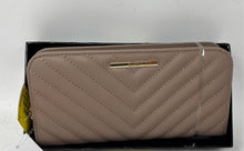 Load image into Gallery viewer, Aldo Womens Brown Leather Credit Card Inner Pockets Zip-Around Wallet One Size
