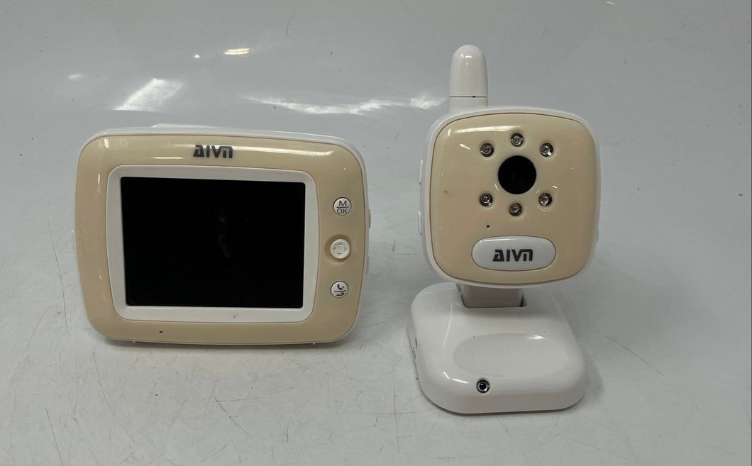 Aivn Model BM35QRX Cream 3.5-Inch LCD Display Baby Monitor Device Not Tested