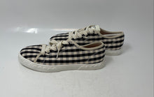 Load image into Gallery viewer, Kate Spade New York Womens Black White Plaid Sneakers Shoes Size 5B
